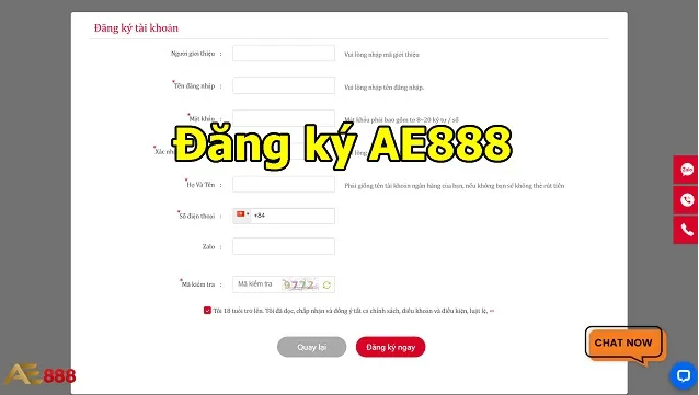 hướng dẫn đăng ký ae7888